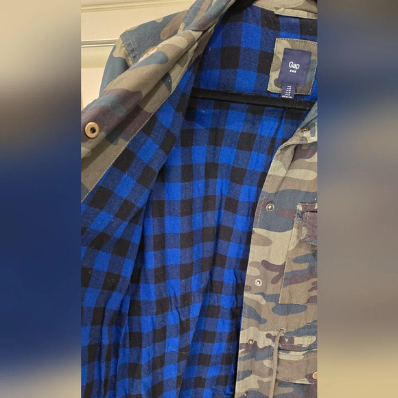 Gap Camouflage button up jacket - Picture 4 of 5